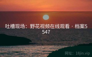 吐槽现场：野花视频在线观看 · 档案5547