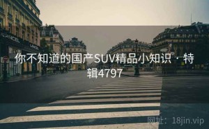 你不知道的国产SUV精品小知识 · 特辑4797