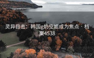 灵异目击：韩国g奶空姐成为焦点 · 档案4538