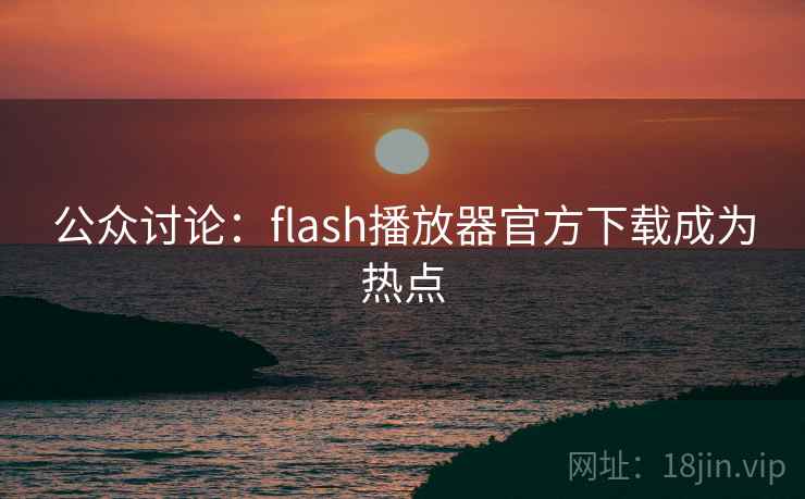 公众讨论：flash播放器官方下载成为热点